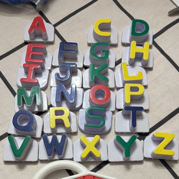 Red and Yellow Learning Construction Blocks - Picture 1 of 2